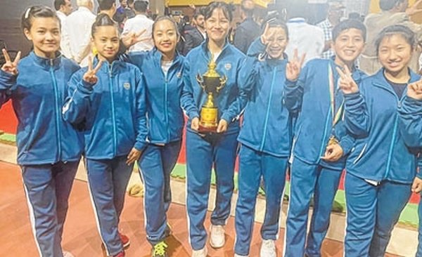 Manipur runners up : 16th Aerobic Gymnastics National Championship