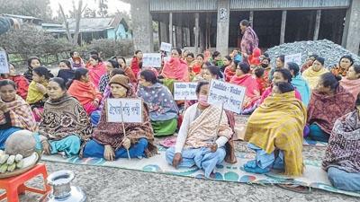 Protest staged against firing at Khangabok