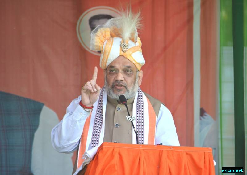 Ibobi's govt could only provide tap water connection to 5% households of Manipur : Amit Shah