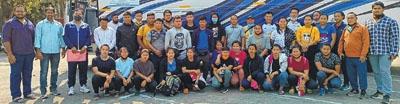 Manipur Weightlifting team flagged off
