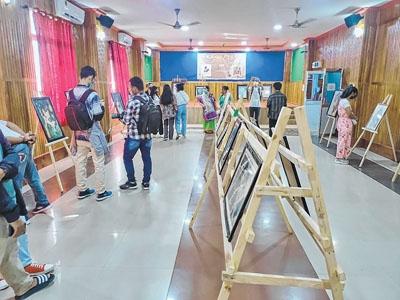 Book launch, art exhibition held