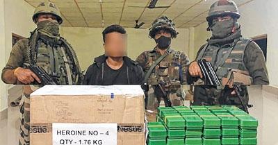 Heroin worth Rs 7.04 Cr seized