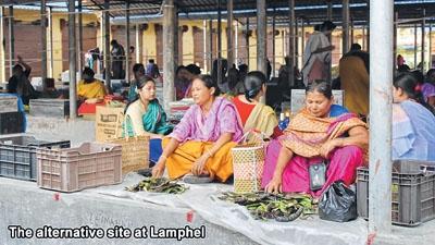  Lamphel site fails to attract Khwairamband street vendors 