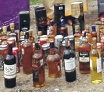 Liquor seized, disposed