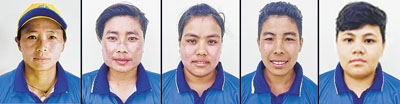 Five from State selected for NE Senior Women's Camp