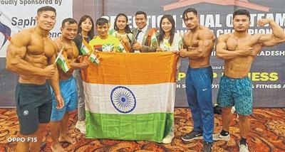 8 State athletes in Indian Bodybuilding team