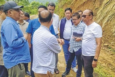 RD&PR Minister inspects PMGSY works