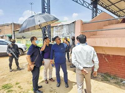 Works Minister inspects Shirui Lily Fest preparation