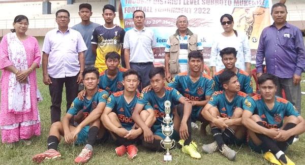 Heirok Hr Secondary bag Tbl Subroto Mukerjee Football U-17 boys title