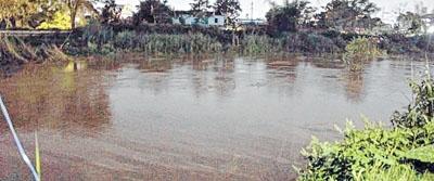 Imphal River level crosses flood mark, recedes in evening