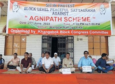 Protest staged against 'Agnipath Scheme'