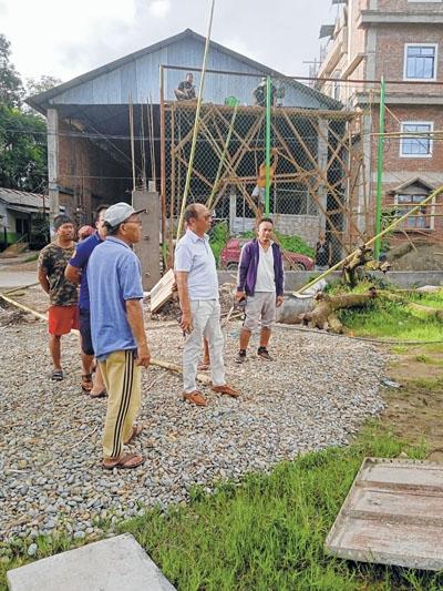 MAHUD Minister inspects developmental works at Hao ground