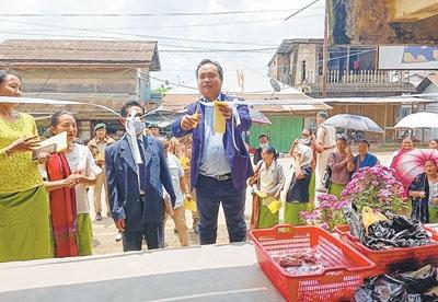 DFO Ukhrul inaugurates Hunphun VDVK Haat Bazar
