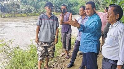 Rains wreak havoc along Khuga river