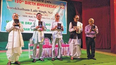 130th birth anniversary of Sorokhaibam Lalit Singh, Natya Ratna celebrated
