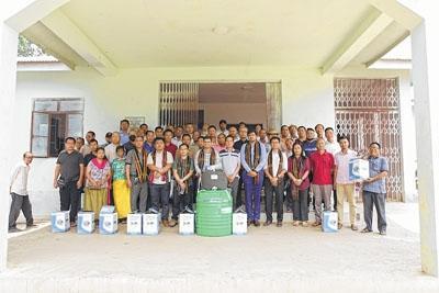 Pawan Yadav distributes MGNREGS worksite facilities