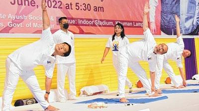 State observes International Day of Yoga