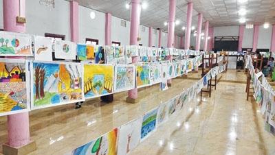 Children's art exhibition held