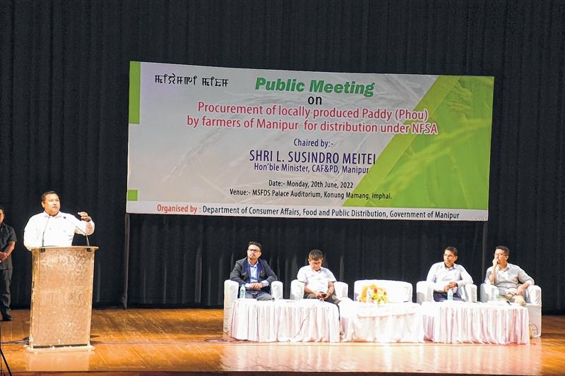 Public meeting on procurement of locally produced paddy held
