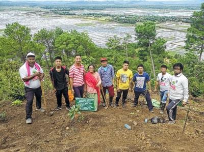Greening the Rocks of Angaan Ching campaign begins