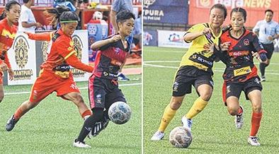 1st North East Women Football League Manipur Sangais thrash Tripura Pythons 7-0
