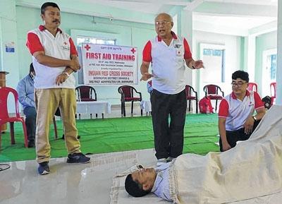 IRCS Bishnupur conducts first aid training programme