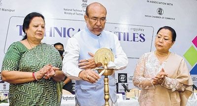 Technical textiles conference held CM invites corporate sector to State