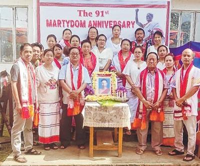 91st Martyrdom Anniversary of Haipou Jadonang observed