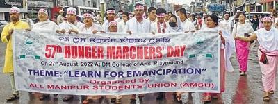Hunger Marchers' Day observaton takes grim note of escalating prices