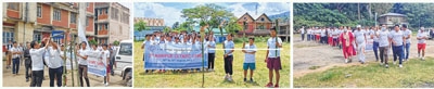 Torch relay held across many districts ahead of 2nd Manipur Olympic Games