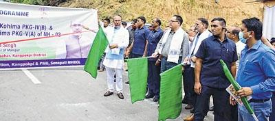 CM flags off highway improvement work