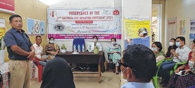 DHS Senapati observes 37th National Eye Donation Fortnight