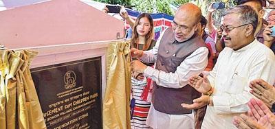 Foundation stone laid for Children Park at Henglep