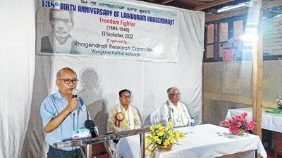 138th birth anniversary of Laikhuram Khagendrajit observed