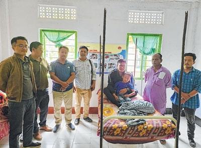 MCPCR visits suspected food poisoning patients at Senapati