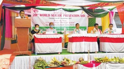 20th World Suicide Prevention Day observed in Thoubal