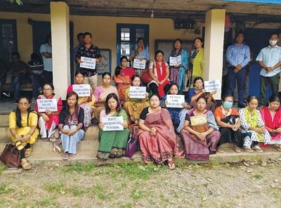 Teachers protest change of salary head