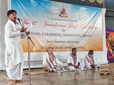 Thang-Ta Loisang observes 6th foundation day