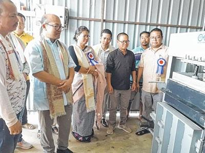 Paonam Brojen inaugurates solid waste management facility