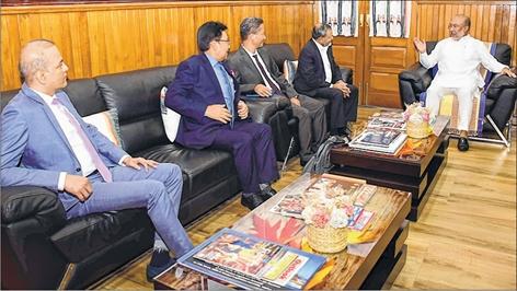 CM interacts with heads of six Indian missions
