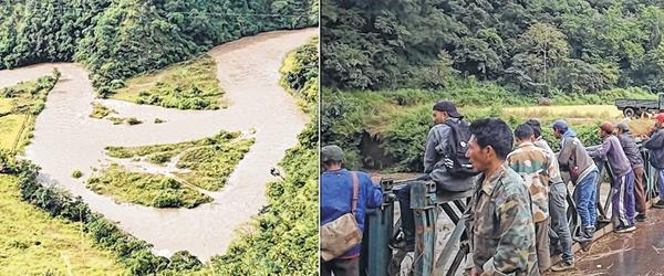 Cyclone Sitrang hits Manipur River sweeps away two women at Poi village