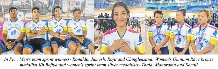 36th National Games - Gujarat 2022 : Cyclists clinch three more medals on Day 5