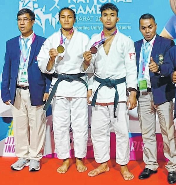 36th National Games-Gujarat 2022 : H Sunibala clinches judo gold