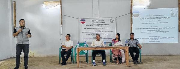 Training programme on 'Soil and water conservation' conducted