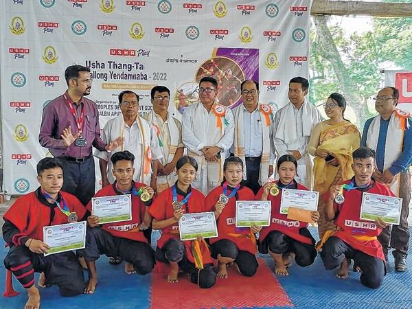 USHA supports Manipur's indigenous martial art-form 'Thang-Ta'