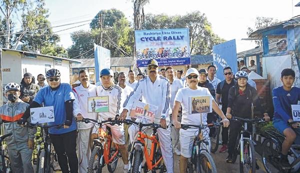 National Unity Day : CRPF organises cycle rally at various places