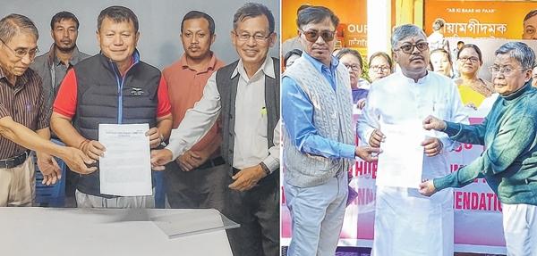 STDCM takes demand to Works Minister Govindas, Thangmeiband AC MLA
