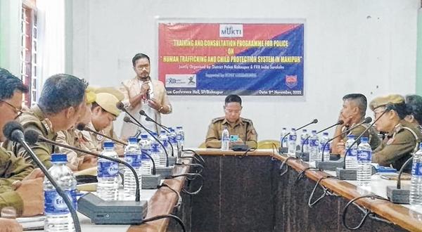 Training on 'Human trafficking & child protection system' held