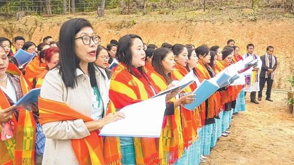 Villagers commemorate 100 years of Christianity