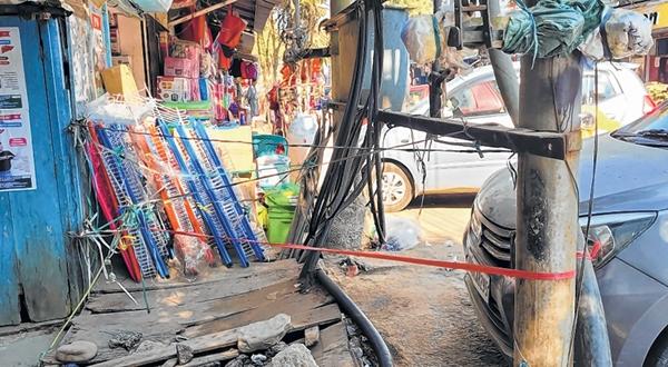 Footpaths turned into 'extended shops'